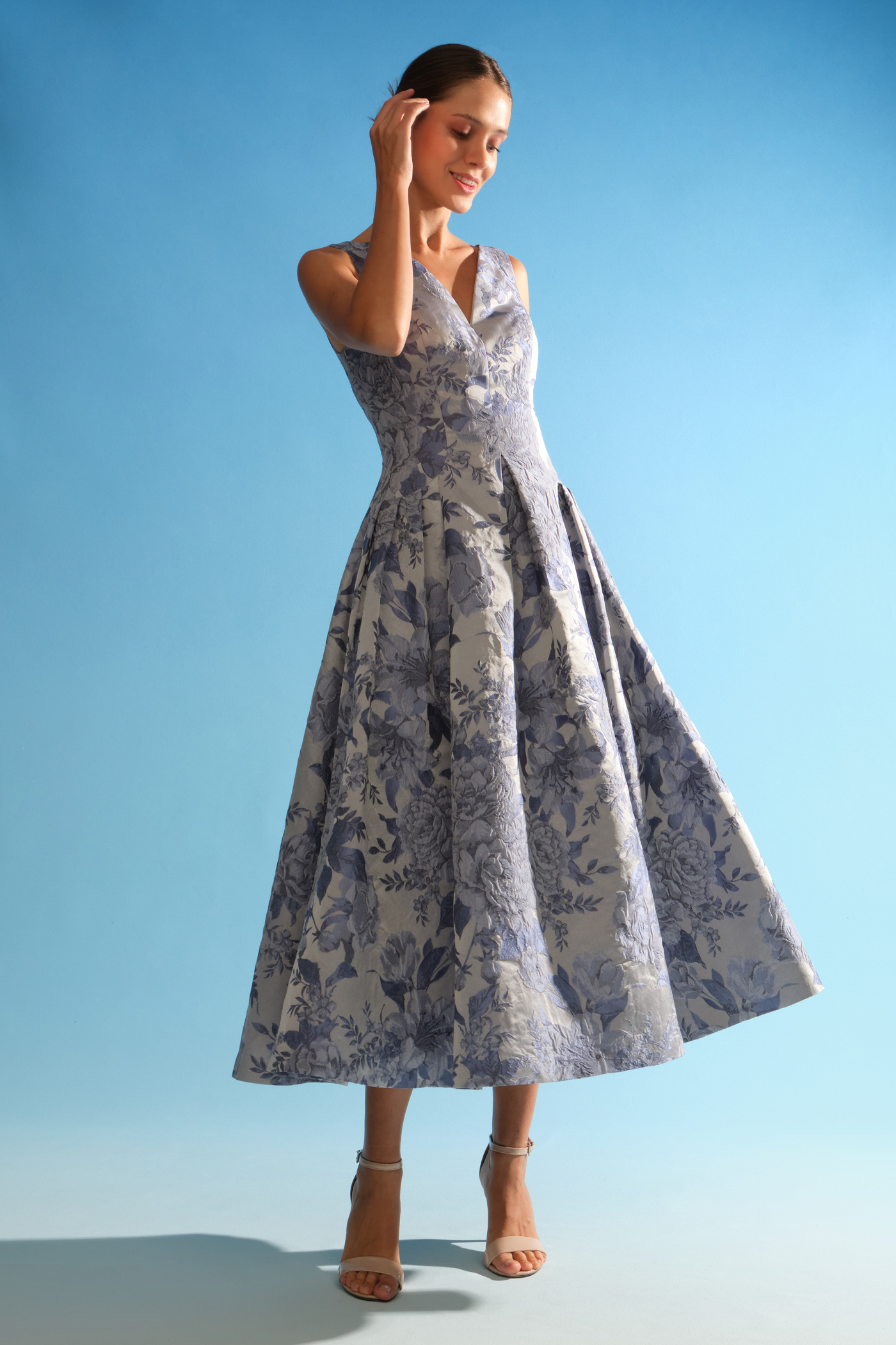 Lysandra Tea Length Dress