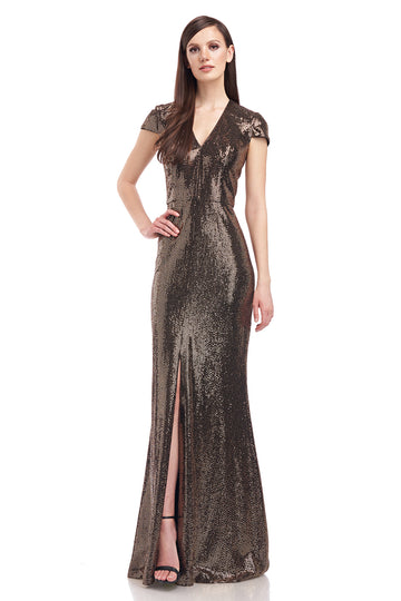 Hayden V-Neck Gown