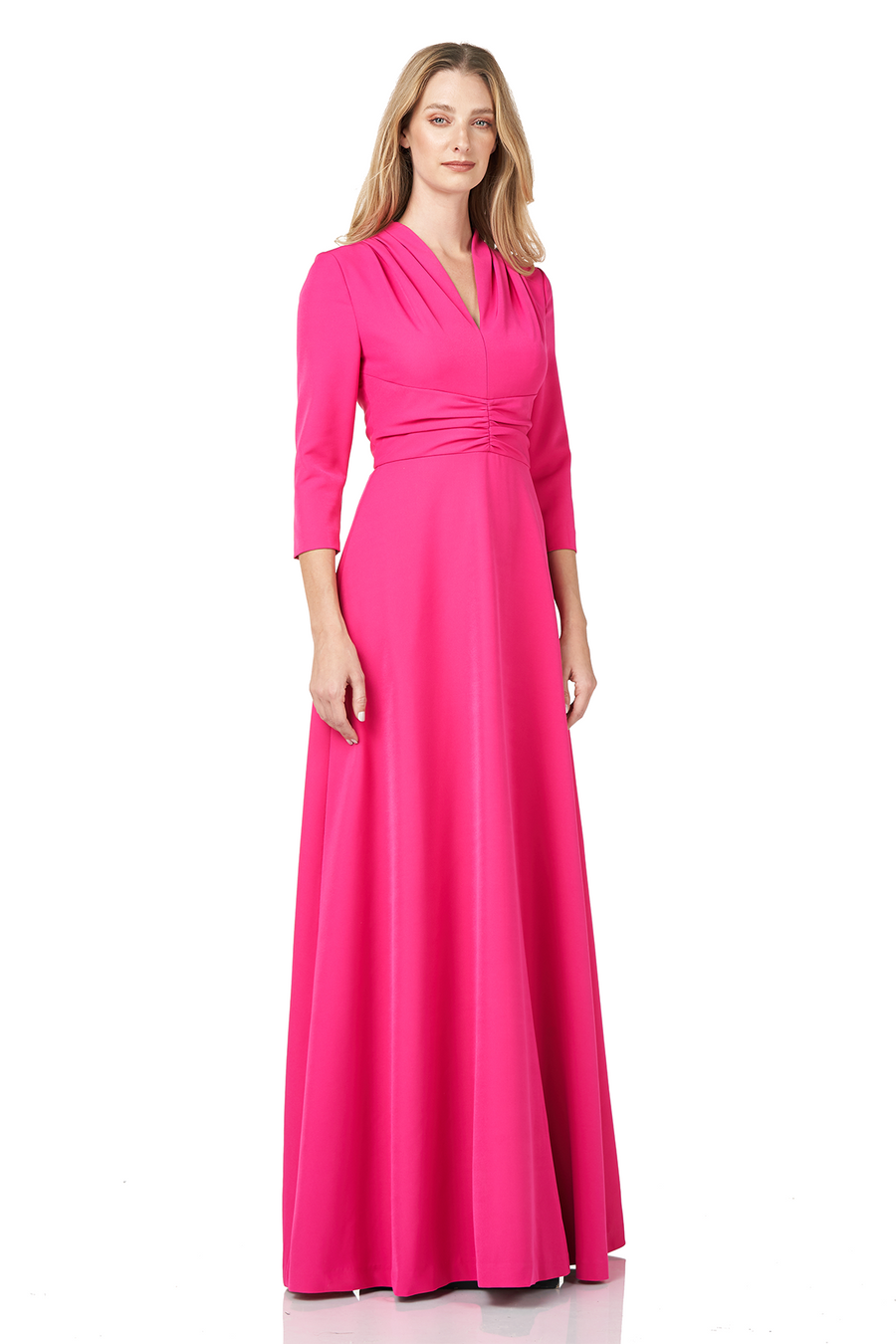 Stretch Crepe Gown