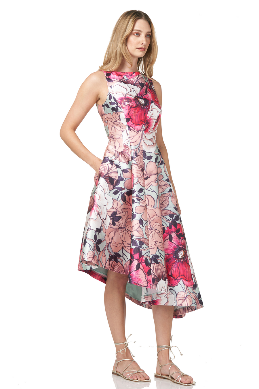 Floral Printed Midi Dress
