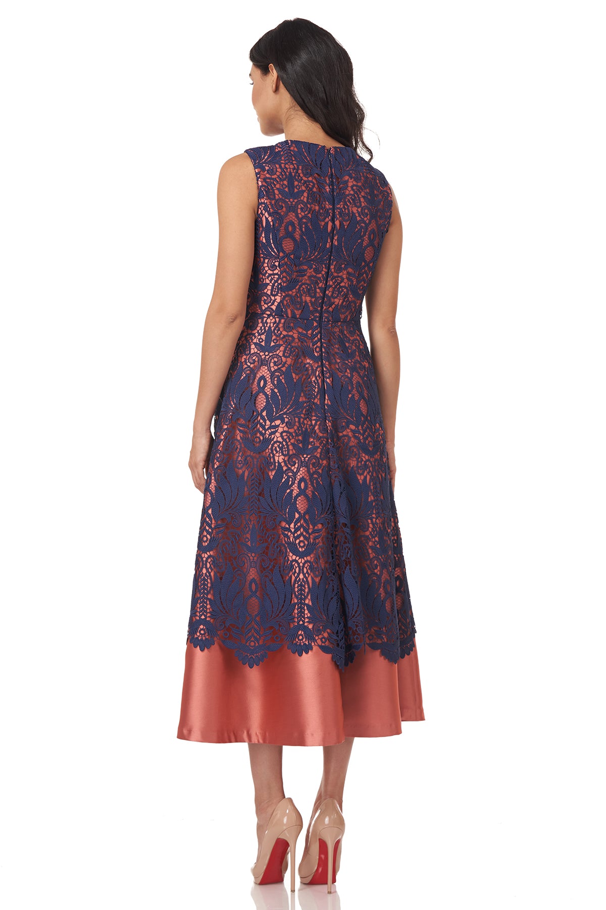 Claudia T-Length Dress – Kay Unger