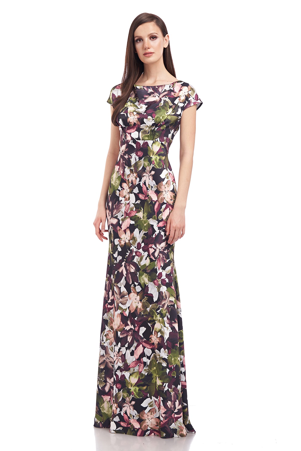 Jules Boat Neck Gown – Kay Unger