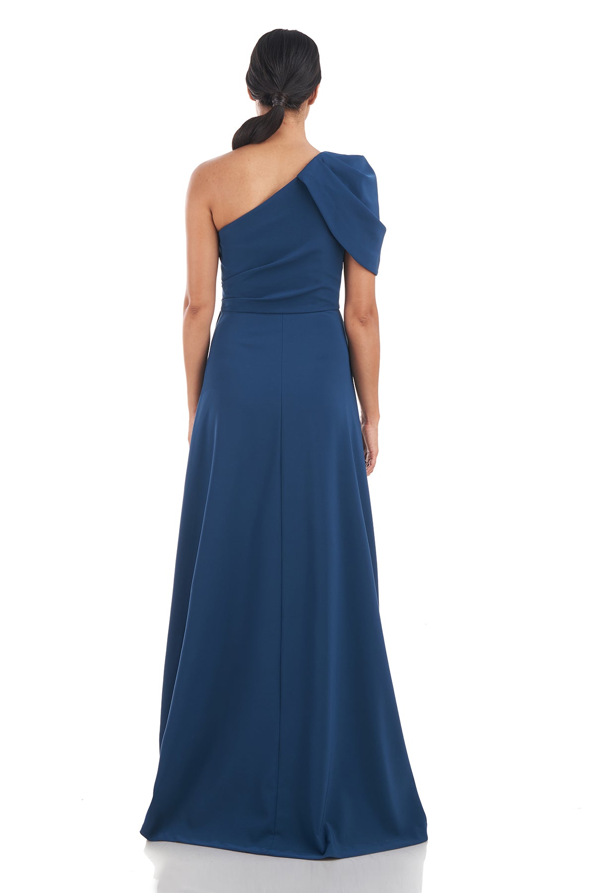 Briana Shoulder Draped Gown – Kay Unger
