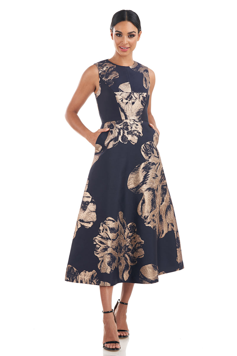 Molly Tea Length Dress – Kay Unger