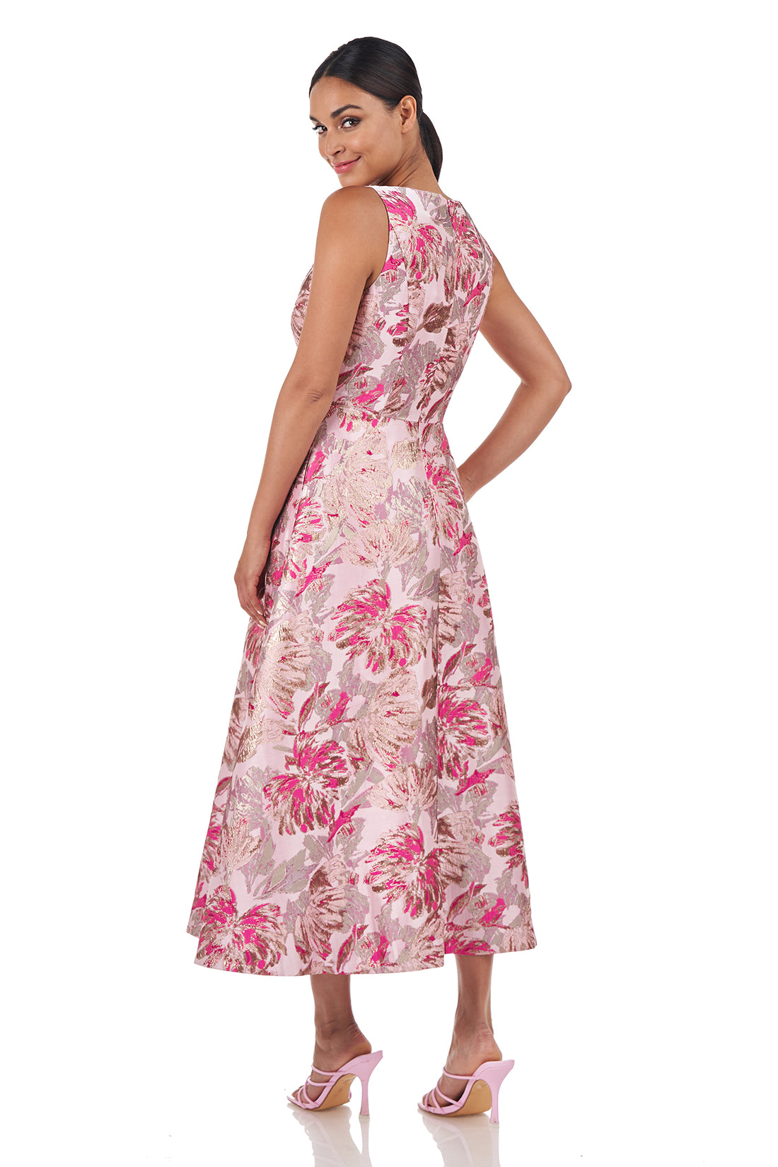 Poppy Tea Length Dress – Kay Unger